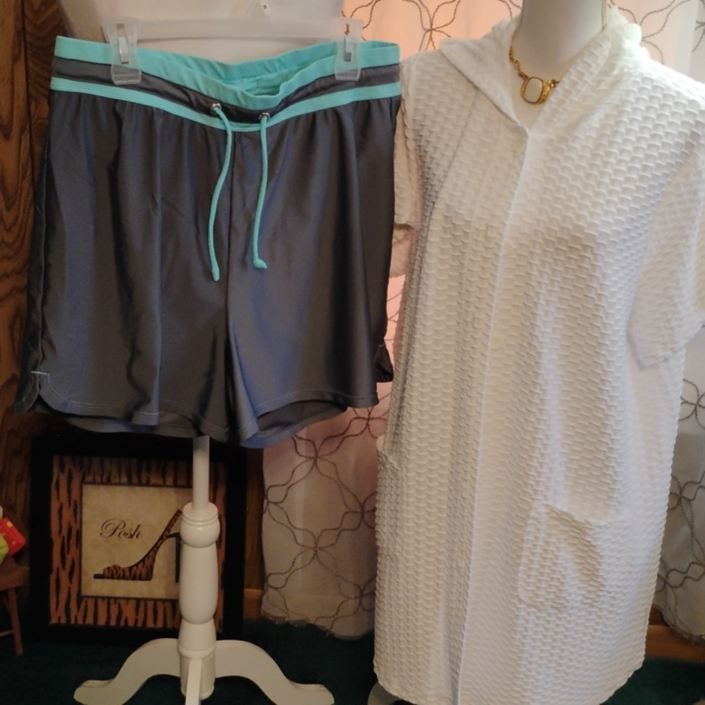 Free Country Swim Shorts & Jordan Taylor Coverup - Picture 5 of 7